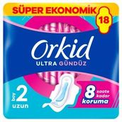 Orkid Ultra Uzun 18'li Ekstra Dörtlü Hijyenik Ped