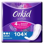 Orkid Uzun Extra Koruma 104'lü Dev Ekonomi Günlük Ped