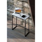 Orlantha Çok Amaçlı Çalışma Masası Bilgisayar Masası Çizim Masası Ofis Masası Beyaz Tabla Siyah Ayak - 40 x 80