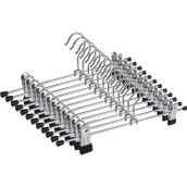 Orret Home 5’li Metal Pantolon ve Etek Askısı – 360° Dönebilen Kancalı, Ayarlanabilir Çoklu Askı, Dolap İçi Yer Tasarruflu Elbise Askısı, Pantolon, Etek, Şal, Çorap Düzenleyici Set (30 Cm)