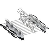Orret Home 5’li Metal Pantolon ve Etek Askısı – 360° Dönebilen Kancalı, Ayarlanabilir Çoklu Askı, Dolap İçi Yer Tasarruflu Elbise Askısı, Pantolon, Etek, Şal, Çorap Düzenleyici Set (40 Cm)