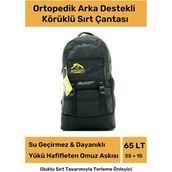 Ortopedik Su Geçirmez Konfor Modeli Fermuarlı Büyük Boy Çok Gözlü Bölmeli Kamp Outdoor Sırt Çantası