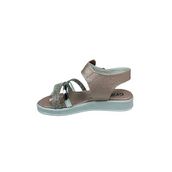 OrtopedikAL Grafen Filet Kız Çocuk Sandalet Pudra Şeffaf Taşlı Abiye Ayakkabı (Pudra / 34)