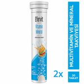 Orzax Efervit Multivitamin 2x20 Efervesan Tablet