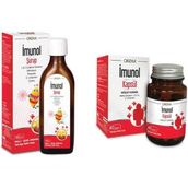 Orzax İmunol Ballı Çilek Aromalı 150 ml Sıvı + İmunol 40 Kapsül