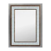 Oscar Stone Decor Ahşap Çerçeveli Mozaik (mermer) Ayna 53x73 Cm Seramik-star-yıldız-karo Desenli AYN5070-047