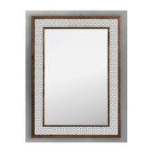 Oscar Stone Decor Ahşap Çerçeveli Mozaik Taş (mermer) Ayna 53 X 73 Cm Seramik Desenli AYN5070-003