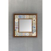 Oscar Stone Decor Çerçeveli Mozaik Doğaltaş Ayna AYN-038