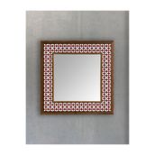 Oscar Stone Decor Masif Çerçeveli Mozaik Taş Ayna 43 Cm X 43 Cm AYN4040-046