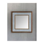 Oscar Stone Decor Masif Çerçeveli Mozaik Taş Ayna 43 Cm X 43 Cm AYN4040-047