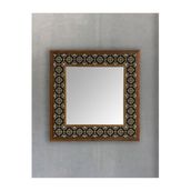 Oscar Stone Decor Masif Çerçeveli Mozaik Taş Ayna 43 Cm X 43 Cm Ayn4040-051
