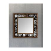 Oscar Stone Decor Masif Çerçeveli Mozaik Taş Ayna 43 Cm X 43 Cm AYN4040-064