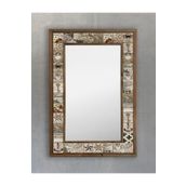 Oscar Stone Decor Masif Çerçeveli Mozaik Taş Ayna 43 Cm X 63 Cm AYN4060-026