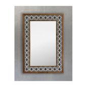 Oscar Stone Decor Masif Çerçeveli Mozaik Taş Ayna 43 cm X 63 cm AYN4060-055