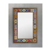Oscar Stone Decor Masif Çerçeveli Mozaik Taş Ayna 43 Cm X 63 Cm Mexican Ayn4060-028