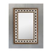 Oscar Stone Decor Masif Çerçeveli Mozaik Taş Ayna 43 Cm X 63 Cm (morocco-etnik Desen) AYN4060-045