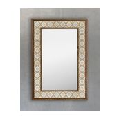 Oscar Stone Decor Masif Çerçeveli Mozaik Taş (mermer) Ayna 43 Cm X 63 Cm Dresuar Aynası AYN4060-107