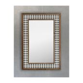 Oscar Stone Decor Masif Çerçeveli Mozaik Taş Mermer Ayna 43 Cm X 63 Cm Seramik Desenli Ayn4060-005