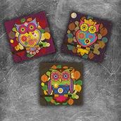 Oscar Stone Decor MG-039 3'lü Doğal Taş Magnet