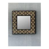 Oscar Stone Decor Oscar Stone Ahşap Çerçeveli Mozaik Doğaltaş Ayna 33 Cm X 33 Cm AYN-051