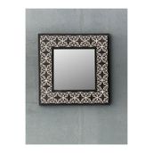 Oscar Stone Decor Oscar Stone Ahşap Çerçeveli Mozaik Doğaltaş Ayna 33 Cm X 33 Cm AYN-055
