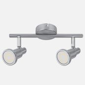 Osram 3 W Ledli 2 Adet Gümüş Yuvarlak Sıvaüstü Spot