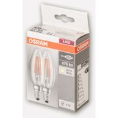 Osram 40 W Beyaz Mum E14 Duy 2'li Led Ampul