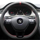Oto Direksiyon Kılıfı Alcantara Model Alcantra Kırmızı Dikişli (419013664)