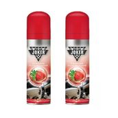 Oto Motto Joker Torpido Deri Plastik Için Parlatıcılı Silikon Oto Kokusu Parfüm Sprey 200 Ml Çilek Kokulu 2 Ad.