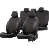 Otom Hyundai I10 2013-2019 Özel Üretim Paris Design Bej - Siyah Oto Koltuk Kılıfı