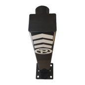 Otopark Bariyer Direkleri Kilitli Yatar Park Bariyeri Kişisel Katlanır Bariyer 60 Cm (5 Adet) Siyah