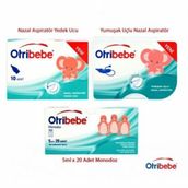 Otribebe Burun Aspiratörü +10 Adet Yedek Uç+ Monodoz Flakon 20 adet