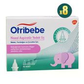 Otribebe Nazal 10'lu 8 Adet Aspiratör Yedek Ucu