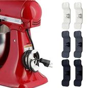 Outdoor Outlet 6'lı Pratik Kablo Toparlayıcı Yapışkanlı Klips Mutfak Air Fryer Kettle Kahve Tost Makinası