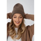 OWERALL Unisex Premium Beanie Bere - Kaşmir Dokulu Yumuşak Örme Kışlık Bere Kahverengi Standart