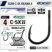 Owner 53269 C-5X İseama X Black Chrome Sazan İğnesi