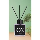 Ox Home Yasemin Kokulu 100 ml Kare Şişe Bambu Siyah Çubuk Oda Kokusu