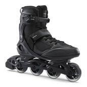 Oxelo Fit100 Siyah Gri Yetişkin Fitness Pateni