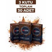 Oxlove Chocolate Aromalı Prezervatif 10'lu 3 Kutu