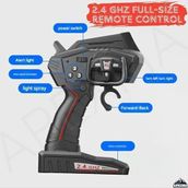 Oyuncak 2.4GHz Uzaktan Kumandalı 4x4 30 Km Hız Yapan Şarjlı Buhar Atan Off-Road Rc Araba (Beyaz)