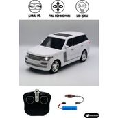 Oyuncak 27 Mhz Uzaktan Kumandalı Full Fonksiyon Gerçekçi Tasarımlı Drift Atabilen Jeep Araba - Beyaz