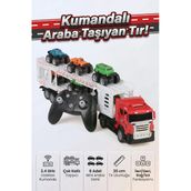Oyuncak Uzaktan Kumandalı Araba Taşıyan Tır 35 Cm - 6 Adet Mini Arabalı Set 1:32 Ölçek