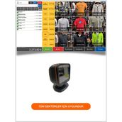 Öz Barkod Masaüstü Barkod Okuyucu + Barkodlu Satış Sistemi Programı - USB - Siyah