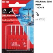Öz-El Dikiş Makinası İğnesi, Denim İğnesi, No 14/90 5 Adet 800 203
