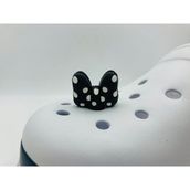 Ozan Tuhafiye Crocs 3D Jibbitz Terlik Süsü 3 Boyutlu JBB0653-657 - Siyah - Beyaz