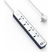 Özbience 20W Çoklu Akıllı Priz Gan Tech Power Strip, 8'li, 2m, Beyaz - Ahşap - Bej - Siyah