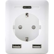 Özbience Akıllı Priz 2 Usb, Wi-Fi, Tuya, Google, Alexa, Siri Uyumlu, 10A Koruma - Altın