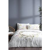Özdilek 1032 Beyaz 200x220 cm Jardin De Flor Çift Kişilik Nevresim Takımı