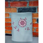 Özdilek 50x90 CM Mariposa Gri 2'li Butik El Yüz Havlusu