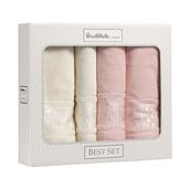 Özdilek Camellia Best Krem-Pembe Havlu Seti
